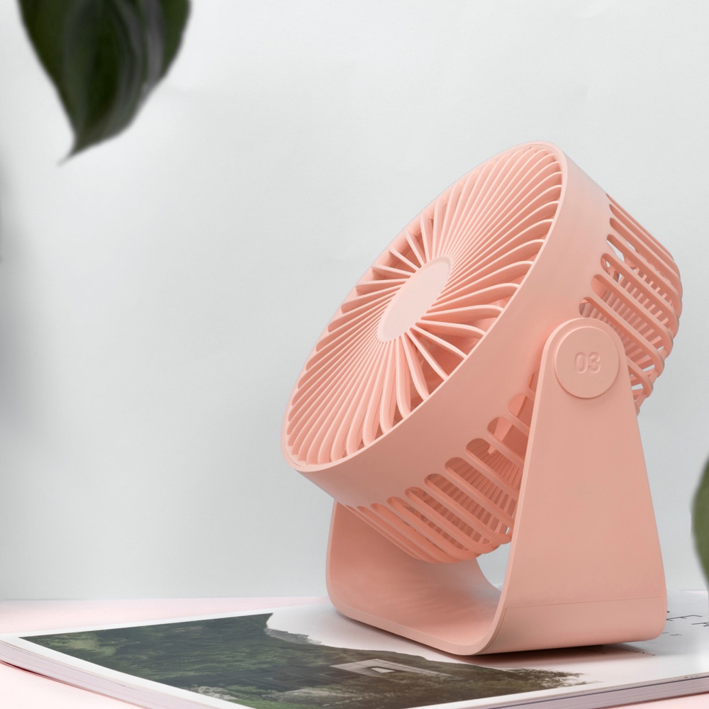 Xiaomi Sothing Mini Fan Portable USB Fan Double Leaf Desktop Fan Ultra Quiet Smart Touch Summer Cooler 360 degrees For Home