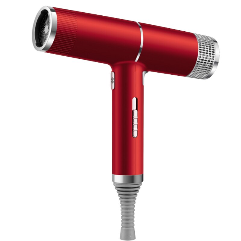 Ionic Hair Dryer Salon Negative Ions Hair Blow Dryer Powerful Fast Drying Constant Temperature Hair Care Hair Dryer: Brown / EU