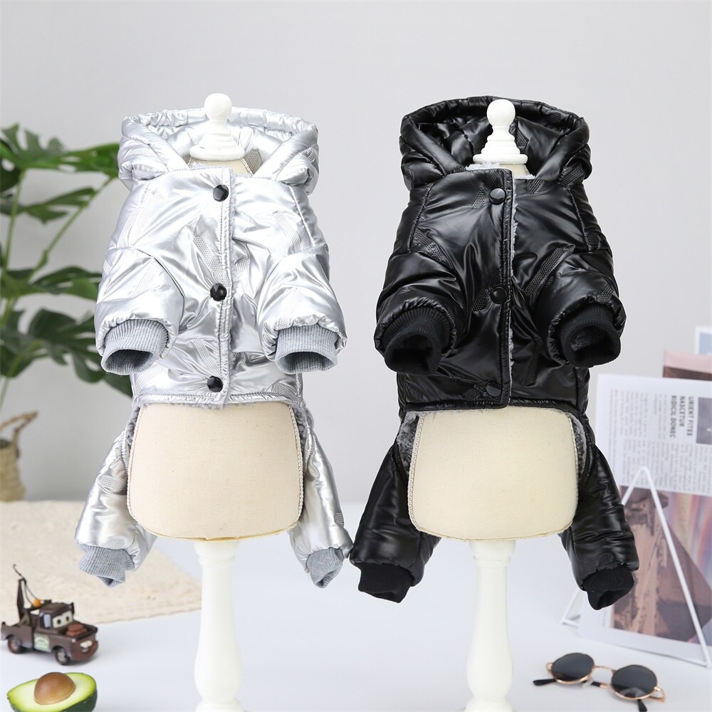 Hond kleding voor kleine honden winter pet kleding kleding puppy chihuahua hond jas hoodie denim jas met fluwelen gewatteerde - l - Dierenbenodigdheden kopen? | Korting tot 25
