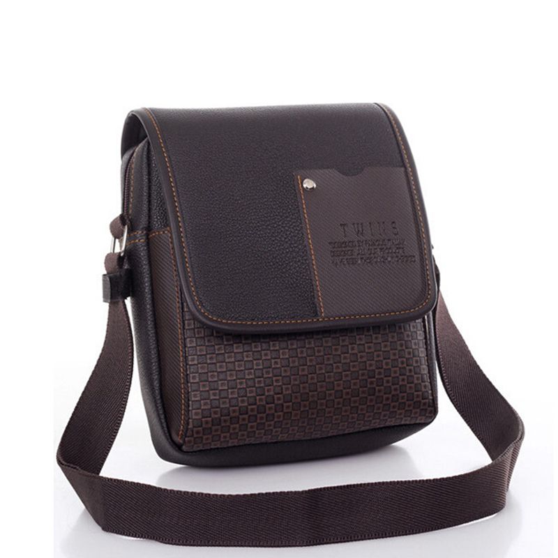 Pu Lederen Mannen Messenger Bag Crossbody Tassen voor Mannen Schoudertassen Retro Mannelijke Handtas bolsa masculina WBS617