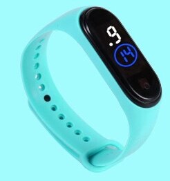 Top sport vandtæt herreur led digital ur kvinder børn fitness armbåndsur touch screen silikone rem ur til børn: M4-5