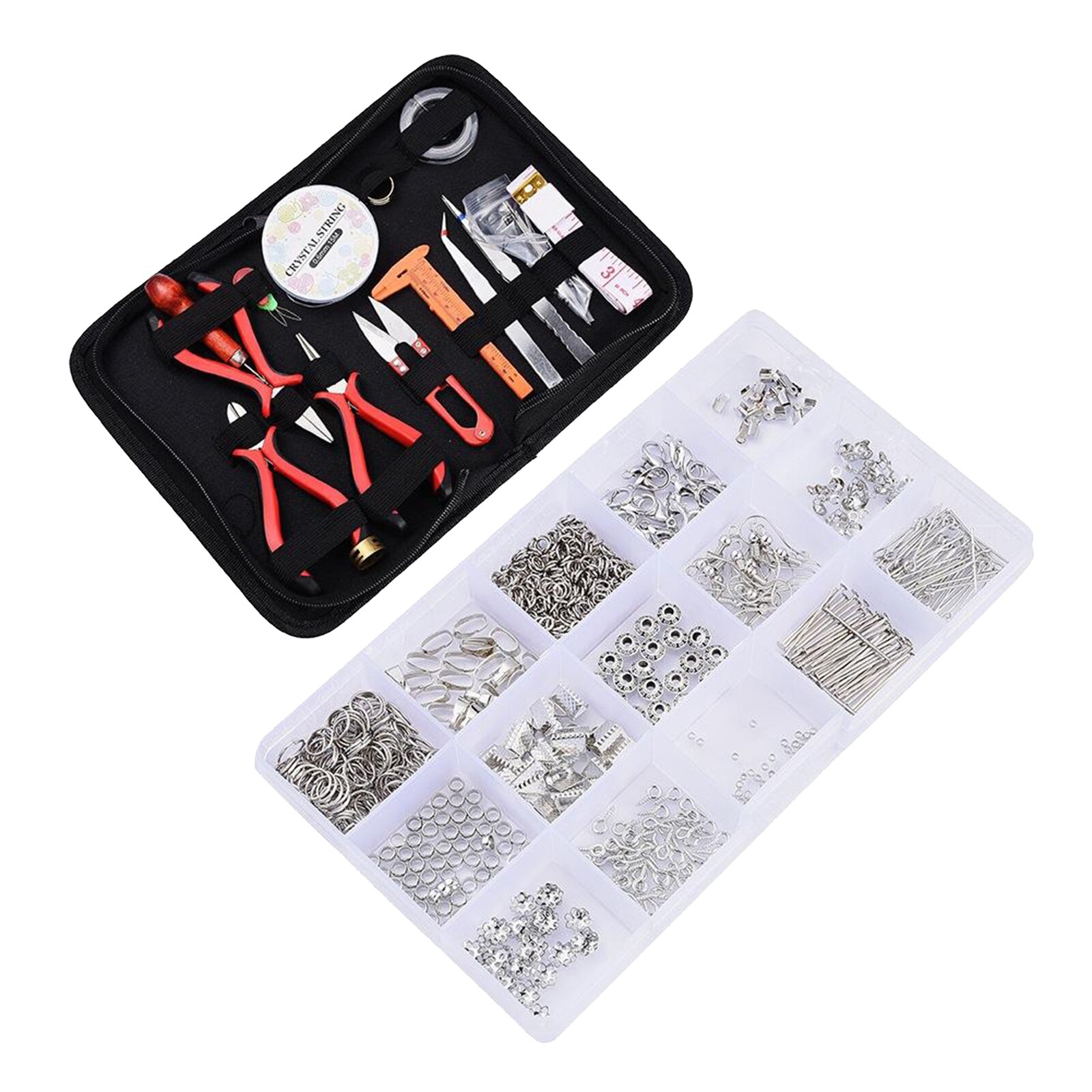 Jewelry Finding Kit Jewellery Repair Tools Bracelet Making Set for Girls Kid