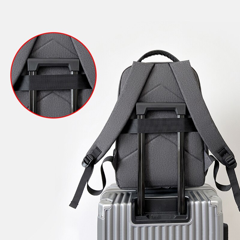 Rugzak Voor Mannen Multifunctionele Business Waterdichte Oxford Doek Tas Voor Laptop 15 6 Usb Opladen Casual Rugzak Mans