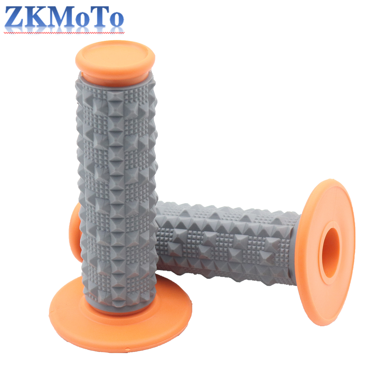 Handle Grip Pro taper Motorcycle Protaper Dirt Pit Bike Motocross 7/8" Handlebar Rubber Gel Hand Grips Brake Hands: Orange