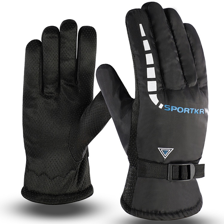 Cycling Gloves Full Finger Sport Riding MTB Bike Gloves Winter Water Resistant Touch Screen Non-slip Motorbike Riding Gloves
