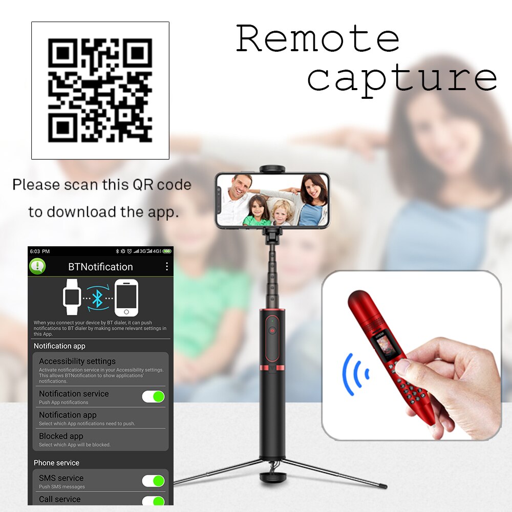 SERVO K08 Stift Mini Handy 0.96 "Tiny Bildschirm GSM Dual SIM Kamera Taschenlampe Bluetooth Dialer Handys mit Aufnahme stift