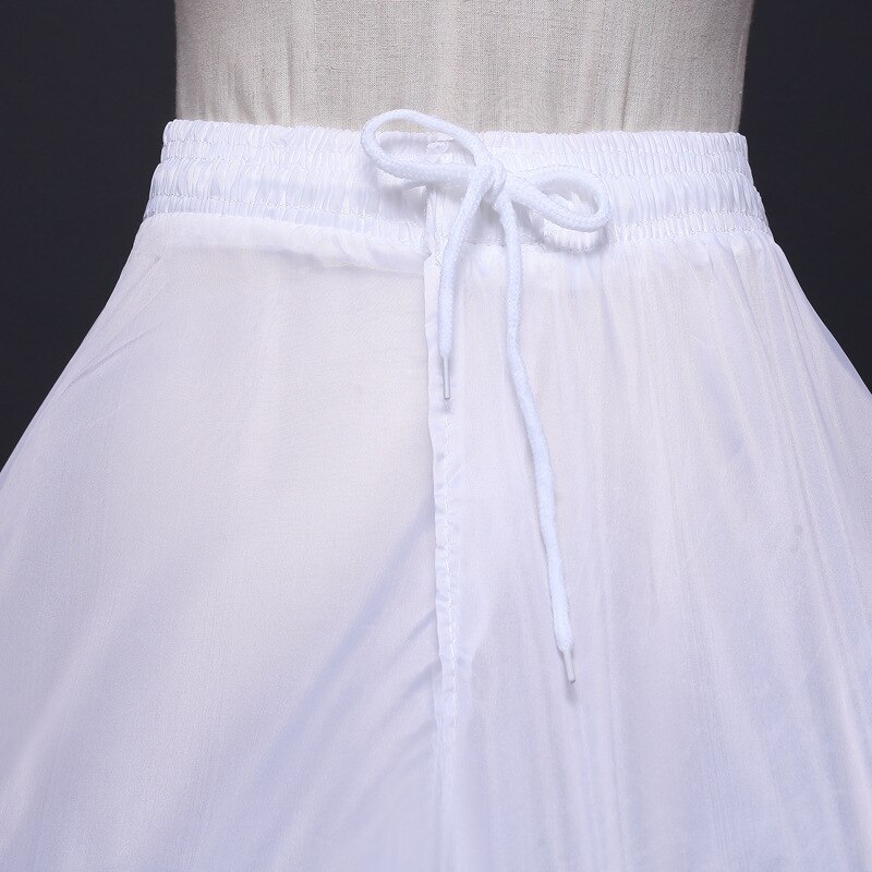 Jupon Crinoline, 1 couche de fil, 6 arceaux, sous-jupe pour robe de mariée, en Stock, ,