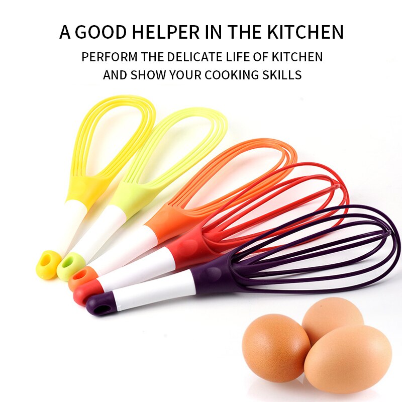 Multifunctional Rotary Manual Egg Beater Mixer Mini Plastic Kitchen Egg Whisk Bake Tool Egg Agitator