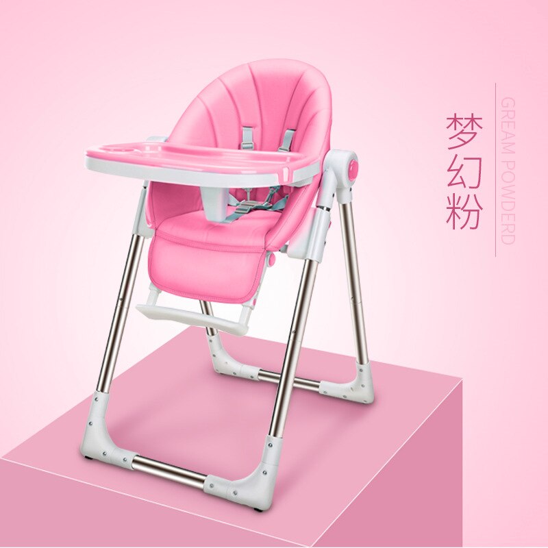 LazyChild Baby Esszimmer Stuhl, Art Baby Stuhl, essen Esstisch Und Stuhl, Multifunktionale Faltbare Kleinkind Sitz: Traum Pulver
