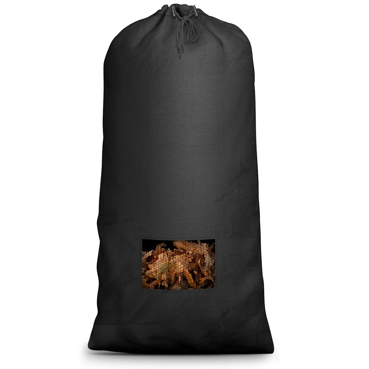 Sac à feuilles pour tracteur de pelouse, sac collecteur d'herbe, sac à feuilles de jardin 200 × 130cm, résistant à l'usure, grande capacité, tissu Oxford 420D pour tondeuse à gazon Gra: Default Title