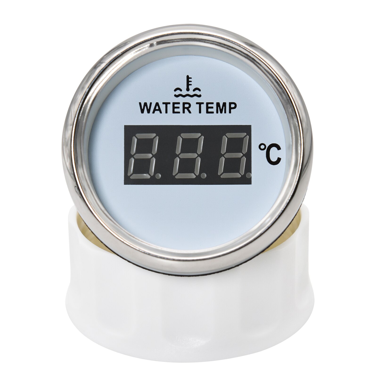 40-120Celsius Digitale Water Temperatuurmeter Met 1/8 Npt Water Temp Sensor Marine Water Temp Meter Rood Backlight 12/24V