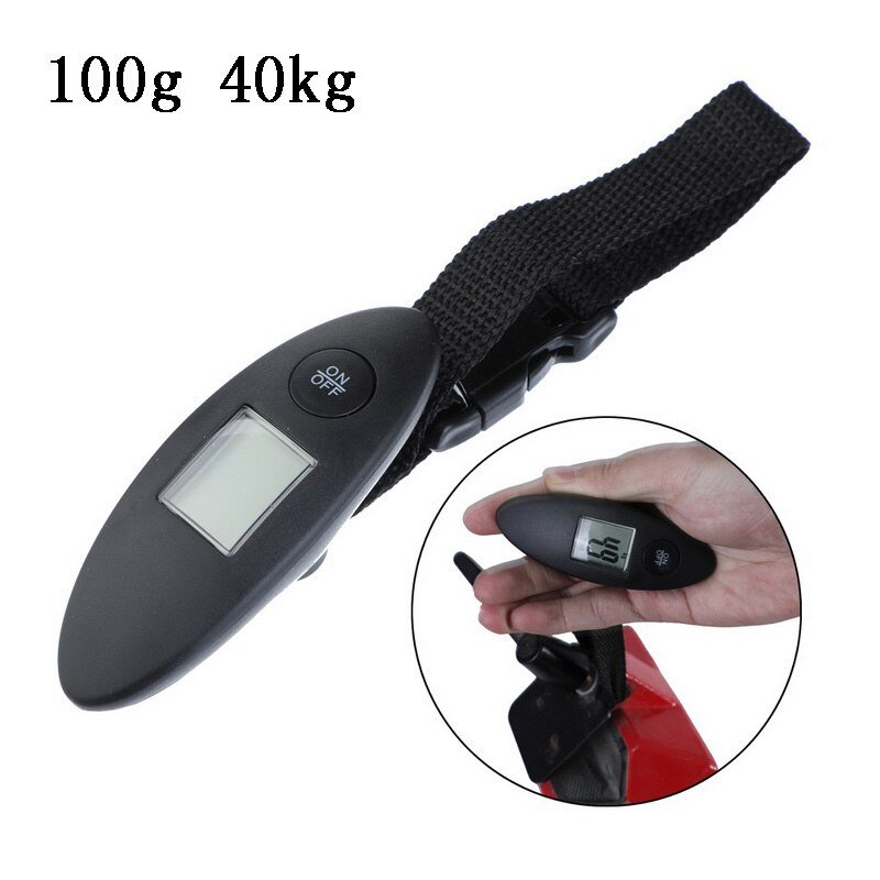 50KG 10g électronique Portable Balance numérique crochet suspendu pêche voyage Double précision bagages poids Balance balances: 40kg 100g