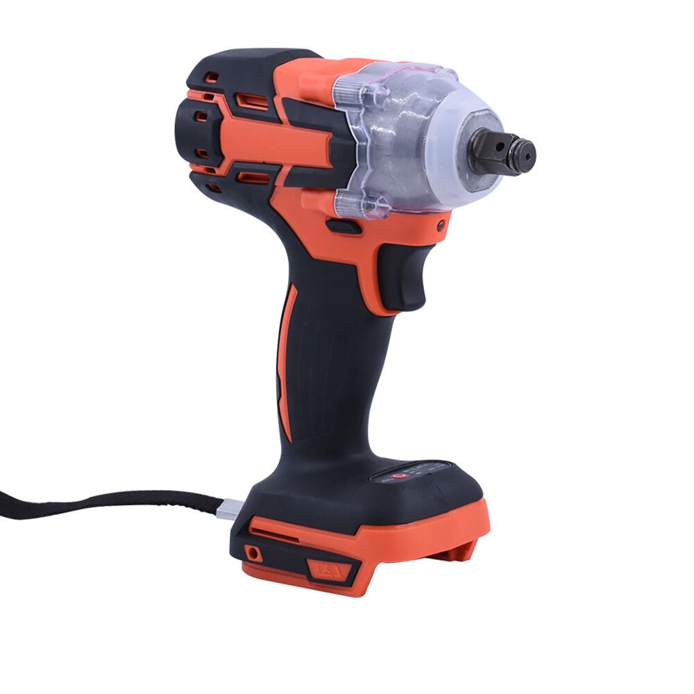 18V 520Nm Brushless Electric Wrench Impact Socket Wrench For Makita Battery Hand Drill Installation 1/2 Socket Wrench Power Tool: B