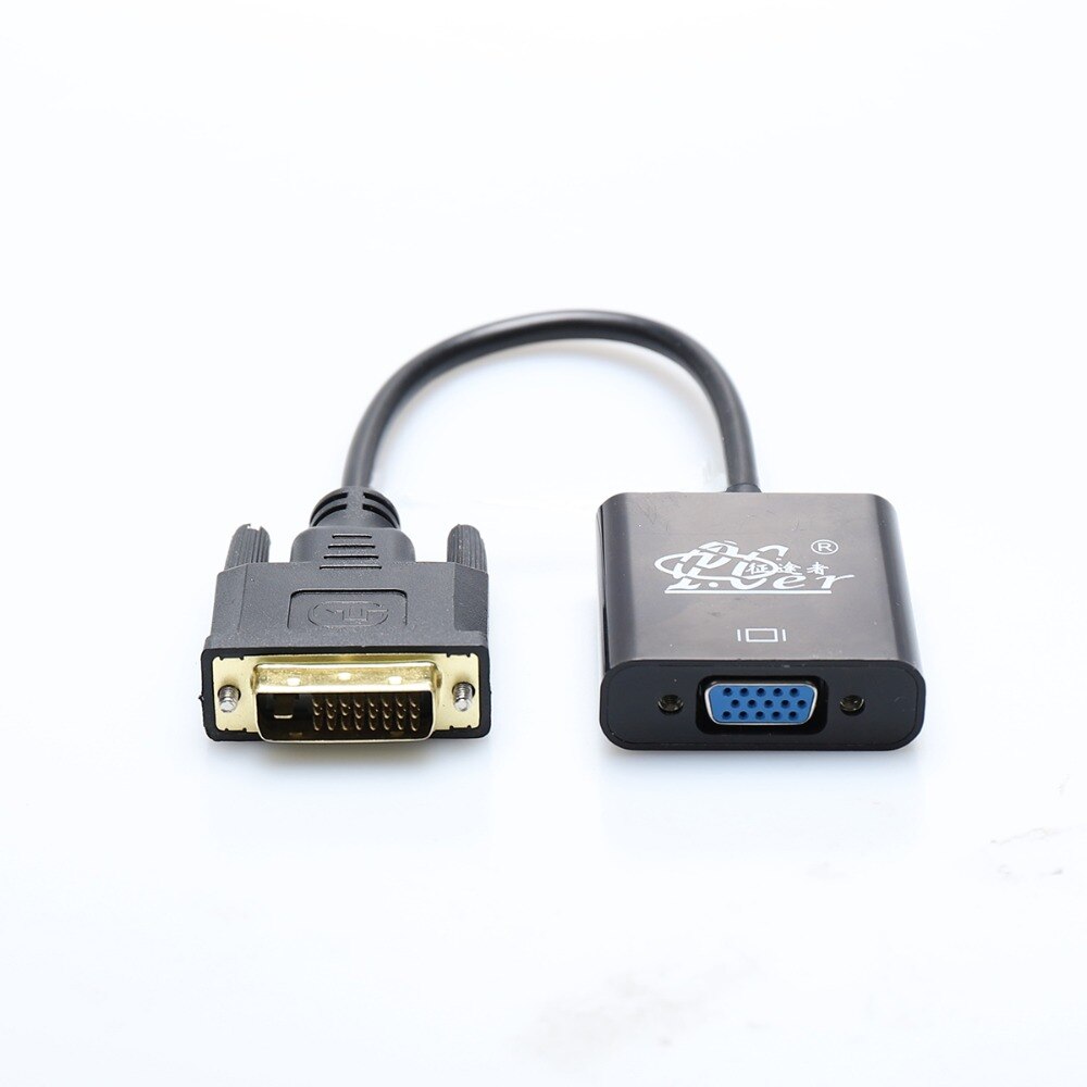 DVI to VGA adapter DVI male to VGA female DVI VGA adapter converter for Computer Display Screen projector tv DVI TO VGA
