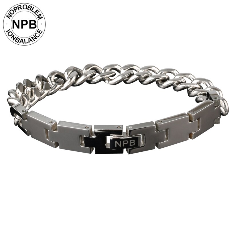 Noproblem 049 ione bilancia terapia energia facile-gancio della catena del metallo del girocollo del braccialetto