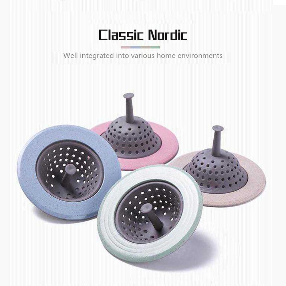 Filtre de déchets d&#39;évier de cuisine en Silicone, 6 couleurs, bouchon d&#39;évier, collecteur de déchets, outils d&#39;évier de cuisine