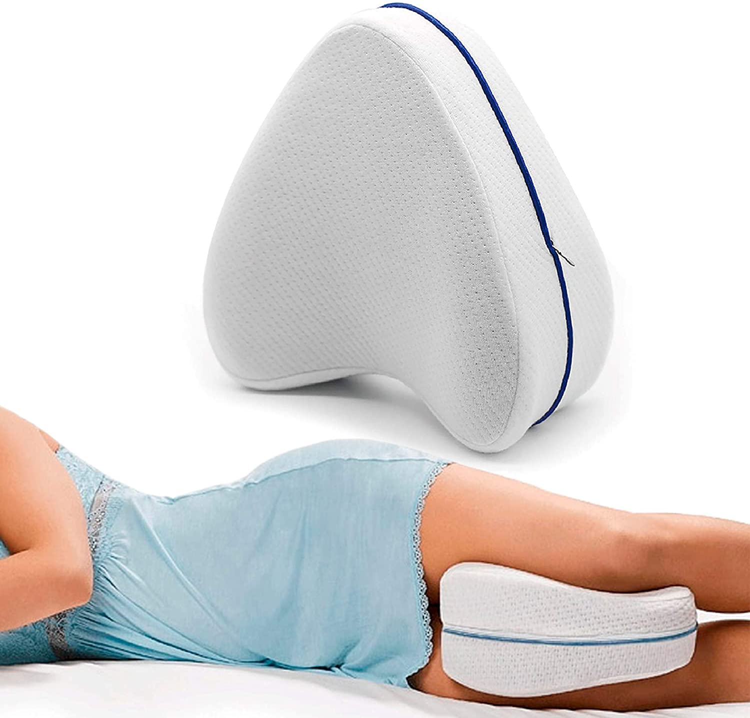 ALMOHADA PARA PIERNAS LEG PILLOW prevenga ciática especial para rodillas piernas cansadas DORMIR COJIN