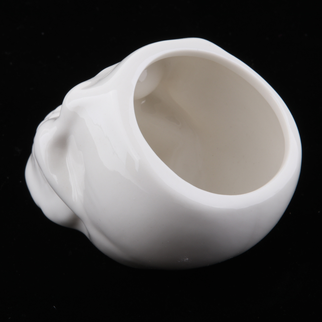 Maceta de cerámica con forma de cabeza de Calavera, y la Oficina para el hogar Decoración Retro, maceta suculenta para plantas y flores