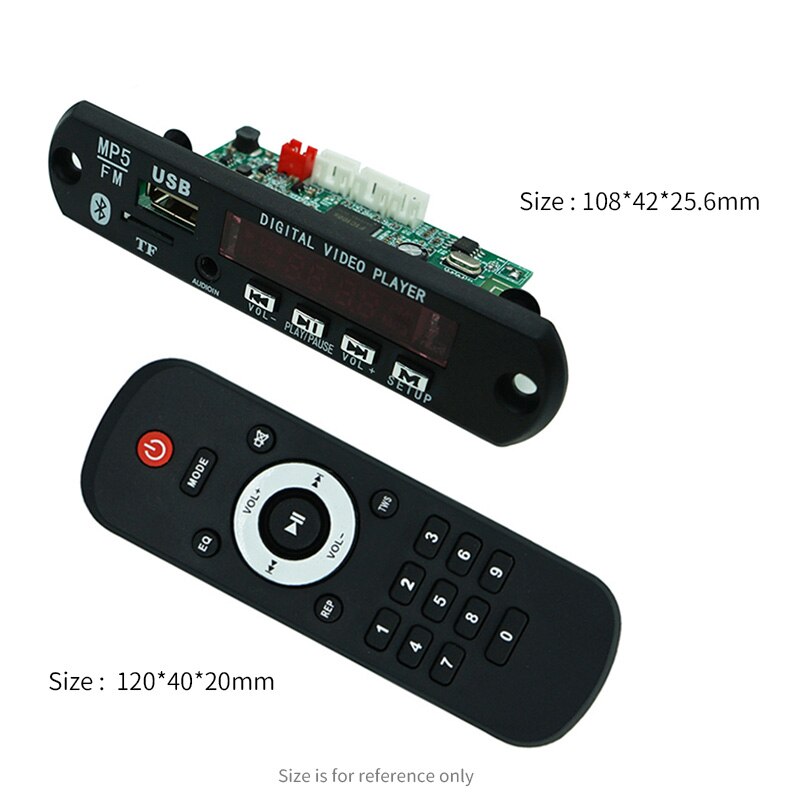 UNISIAN MP5 Digital Video Player HD 1080P Mp5 Mp4 Video Decoder Module Bluetooth/USB/TF/AUX/APE/WAV/MP3 Audio Player