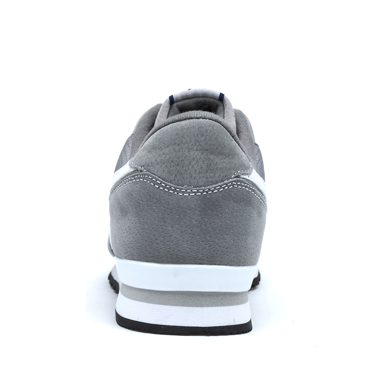Soft Suede Leather Men Running Shoes Lifestyle Spring Men Sneakers Hard Sole Light Running Sports Shoes