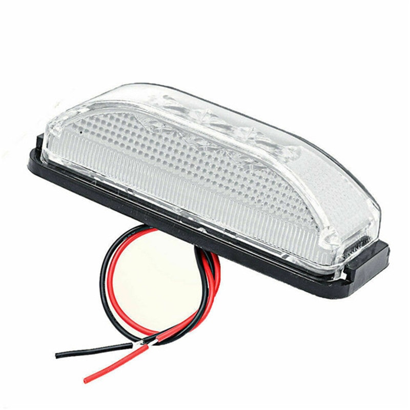 Pick Up Truck Light Waterproof Trailer Lights Clear White Lights 12V 3 LED Fender Front Side Cab Pickup RV Truck Side Marker