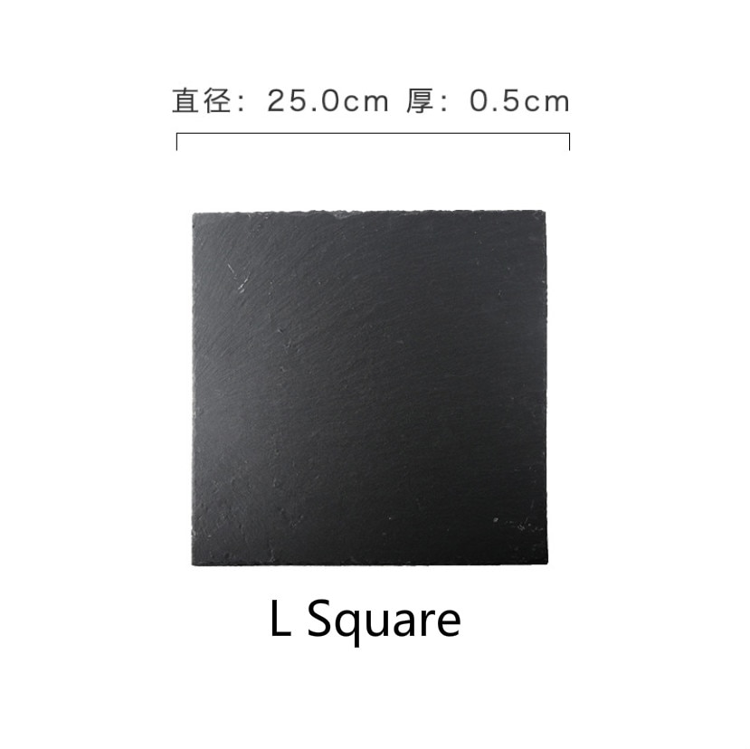 Slate Plate Home Japanese Sushi Rock Tray Barbecue Plate Dishes And Plates Sets Dessert Dish For Kitchen Dishes Dinner Plates: L1