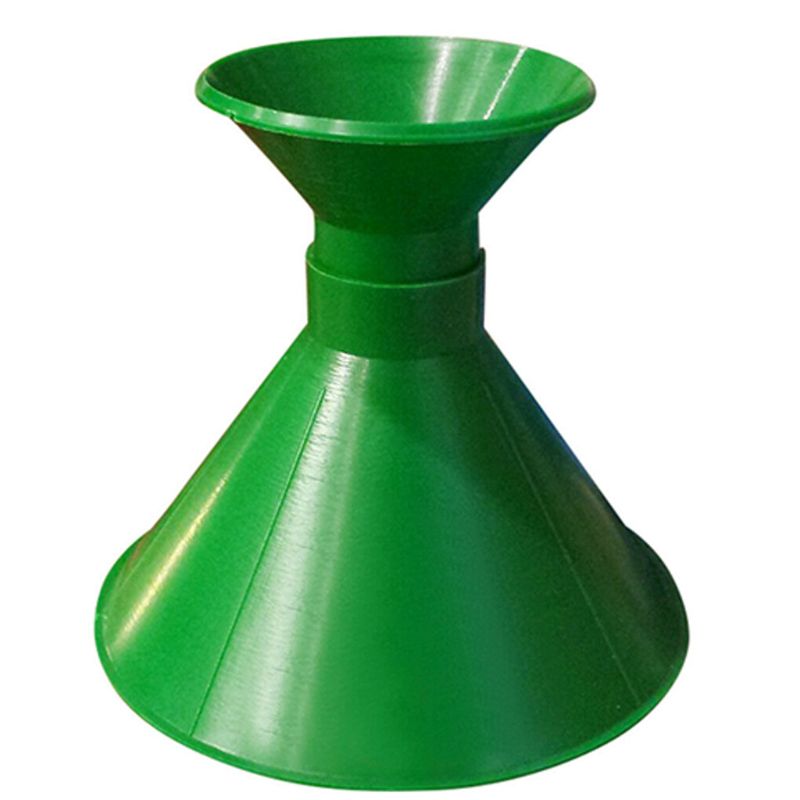Car Windshield Outdoor Round Ice Scraper Snow Remover Tool Cone Shaped Funnel: Green