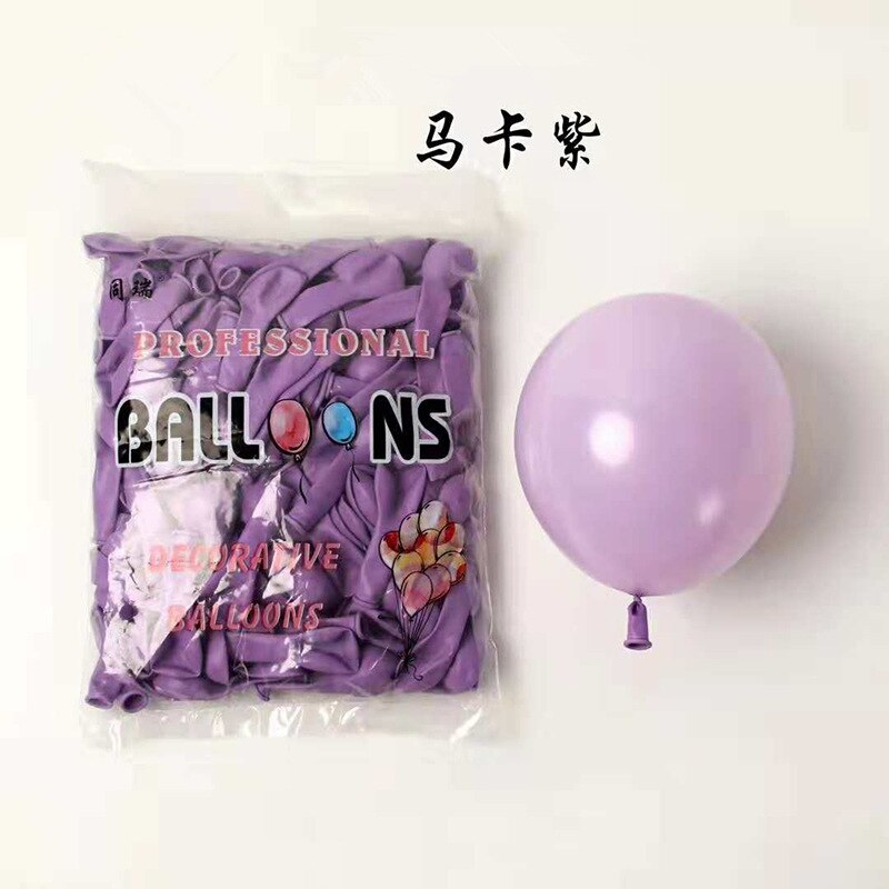 10 stuks /5 inch kleurrijke macaron latex ballon snoepkleurige ballon bruiloft verjaardag feestdecoratie ballon: 01