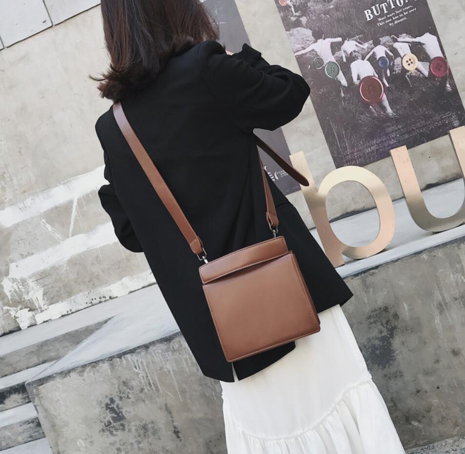 Sac à main rétro européen pour femmes en cuir PU, sac à main bonne , sacs Messenger à bandoulière de styliste,: Marron