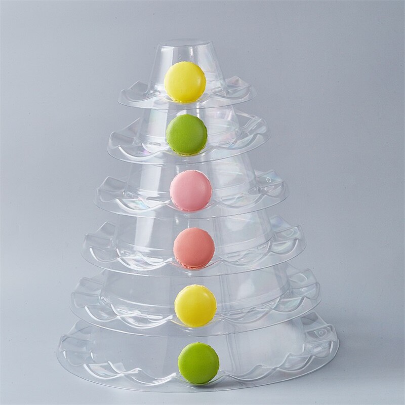 Multi-level Macaron Cake Cookie Display Rack Suitable for Party Banquet Wedding Decoration Washable Reusable Baked Storage Tools
