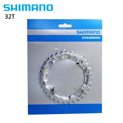 Shimano – plateau de pédalier à 9 vitesses pour vélo, pièces de réparation, Original, FC-M391 FC-M390, 48T 44T 36T 32T 22T: 32T