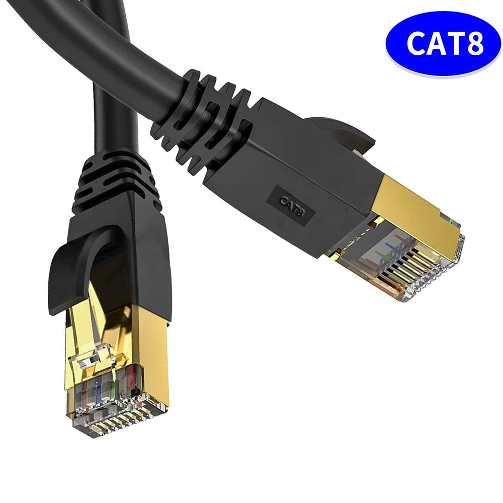 Kat 8 Ethernet Kabel Lan Netwerk Cat8 Rj45 Speed Netwerk Kabel 40Gbps 2000Mhz 26AWG 1 M 2 M 3 M 5 M 10 M 20 M 30 M Voor Router Modem