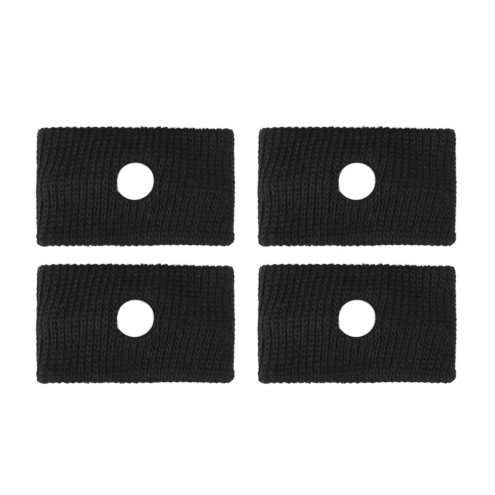 Muñequeras deportivas de seguridad para el cuidado de la piel, 1 par de muñequeras deportivas para el cuidado de la piel, para el mareo y la enfermedad de movimiento: 2 pairs Black