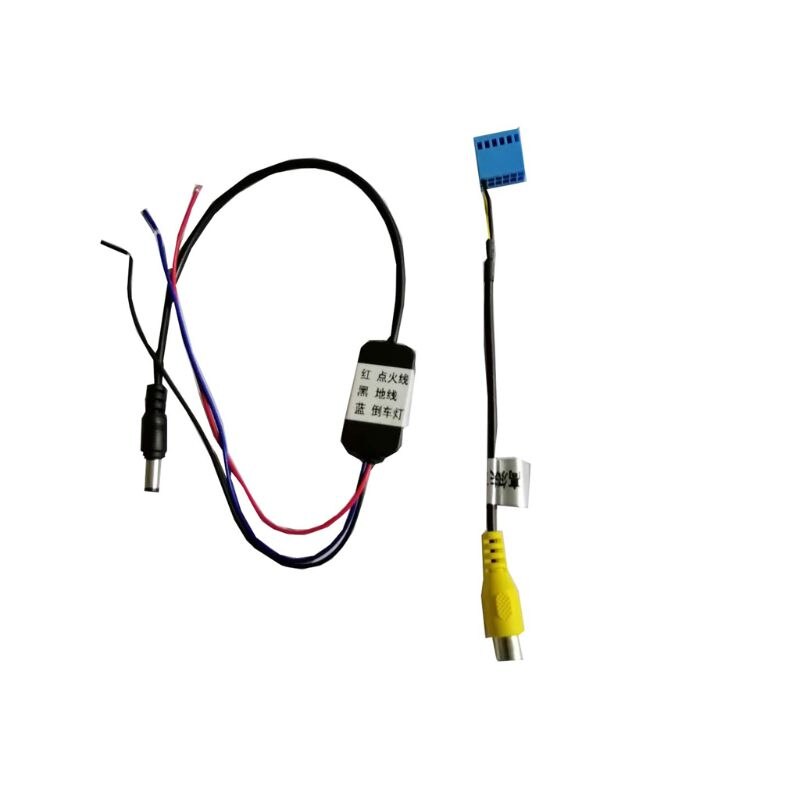 Car RCA Rear View Camera Plus Timer Relay Delay Filter for 5 Inch MIB Conversion Cable Adapter Replacement Parking Reverse