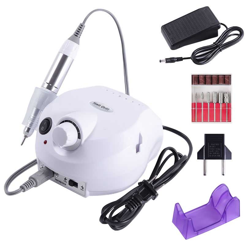 Machine, apparaat voor manicure, polijstmachine, bits, gereedschap, pedicureset, elektrische vijl met snijder, nagelboor