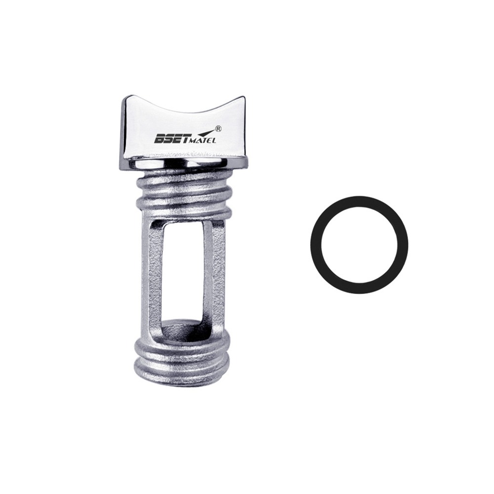 Universal Boat Garboard Transom Hull 1/25mm 3 Colors Drain Plug Socket 316 Stainless Steel Kayak Canoe Accessories: PURPLE