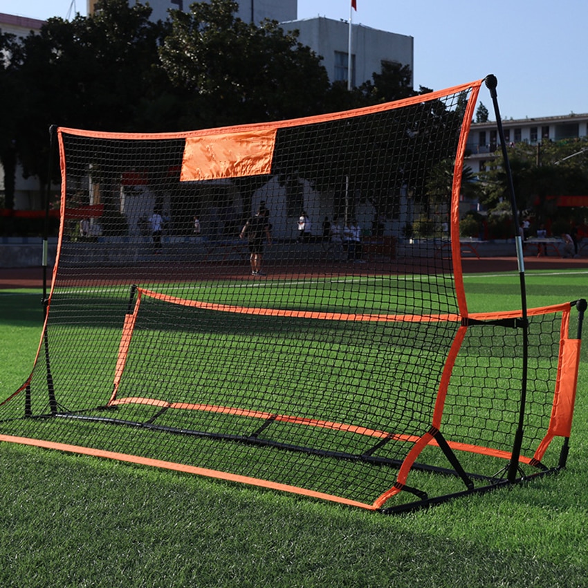 1.8/2,1 m FußBall Netz für Ziel FußBall FußBall Rebounder Netz Ziel Post Tragbare FußBall Tor draussen Ausbildung Fuß hilfe-Werkzeug Netz