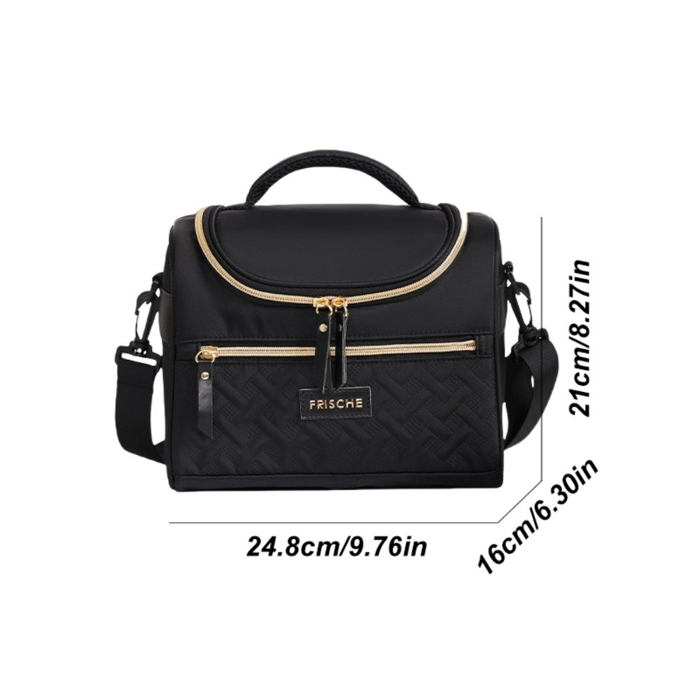 Portable PEVA Lunch Bag Thickened Large Capacity Picnic Bag Heat Preservation Waterproof Cooler Bag Thermal Lunch Box