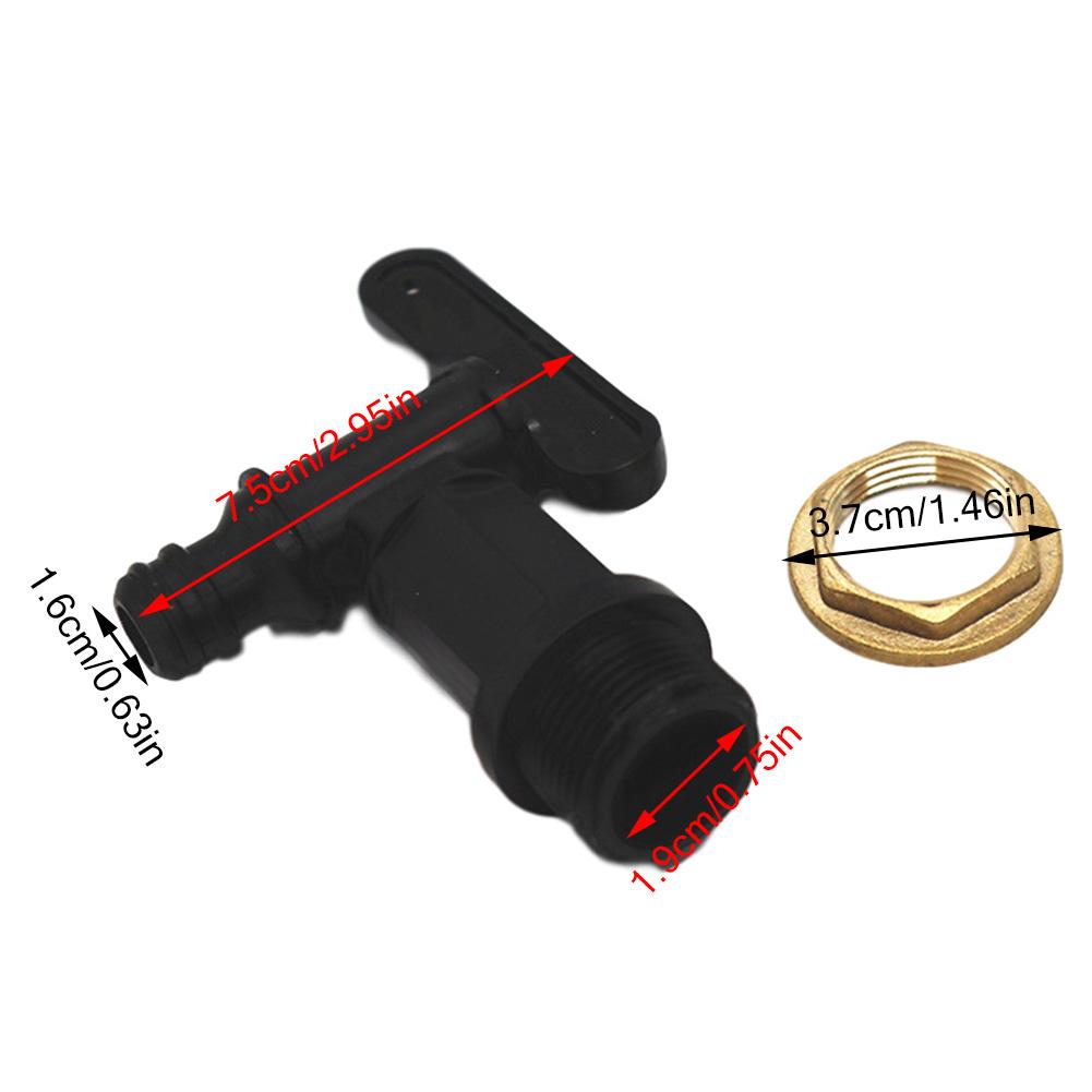 IBC Tank Adapter 3/4 inch BSP Thread Connector Replacement Valve Fitting