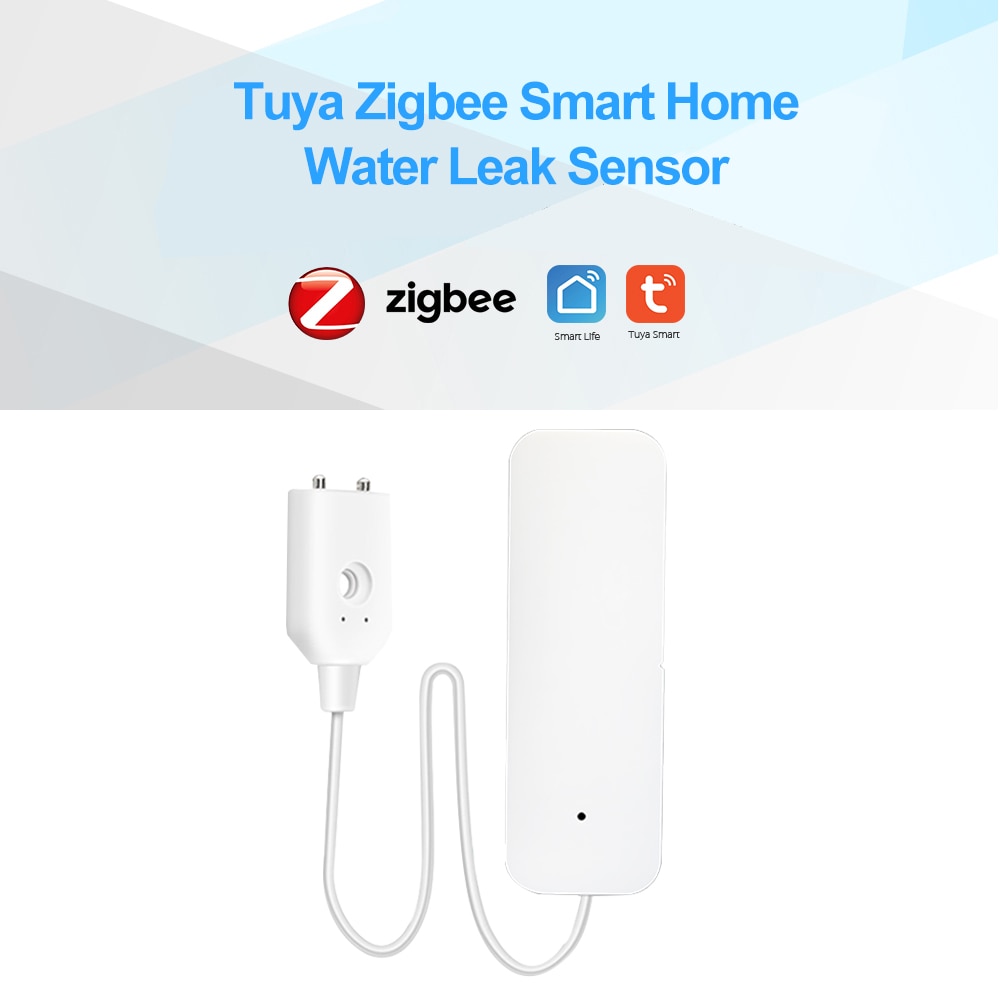 Tuya Zigbee Water Leak Sensor Wireless Flooding Detector Water Leakage 