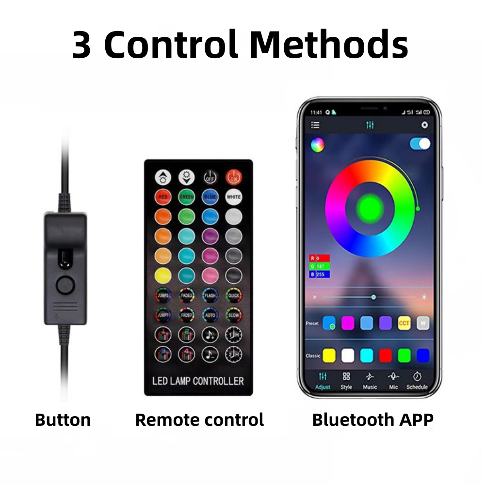 Ip68 Waterdicht Rgb Led Onderwater Licht 36Leds Dc 12V Aquascaping Zuurstofrijke Bellenlamp 21K 24K 40K Afstandsbediening