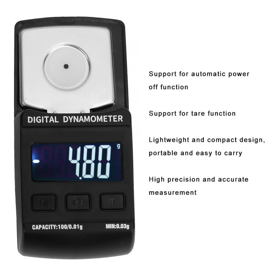 100g/0.01g Digital Turntable LCD Stylus Force Gauge Needle Pressure Gauge Meter Scale Stylus Force Scale