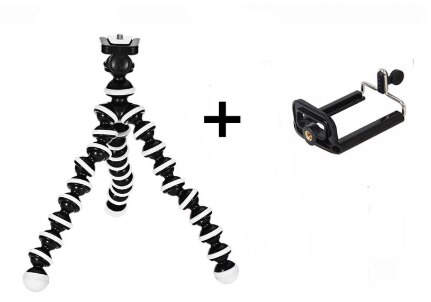 Octopus Flexible Tripod Stand Gorillapod for Phone Telefon Mobile Phone Smartphone Dslr and Camera Table Desk Mini Tripod: tripo with clip