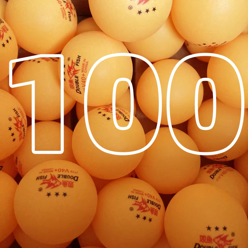 Genuine DOUBLE FISH V40+ 3 Star 30Pcs Ping Pong Ball Seamed ABS Material Table Tennis Balls ITTF Standard Ping Pong Balls: pink