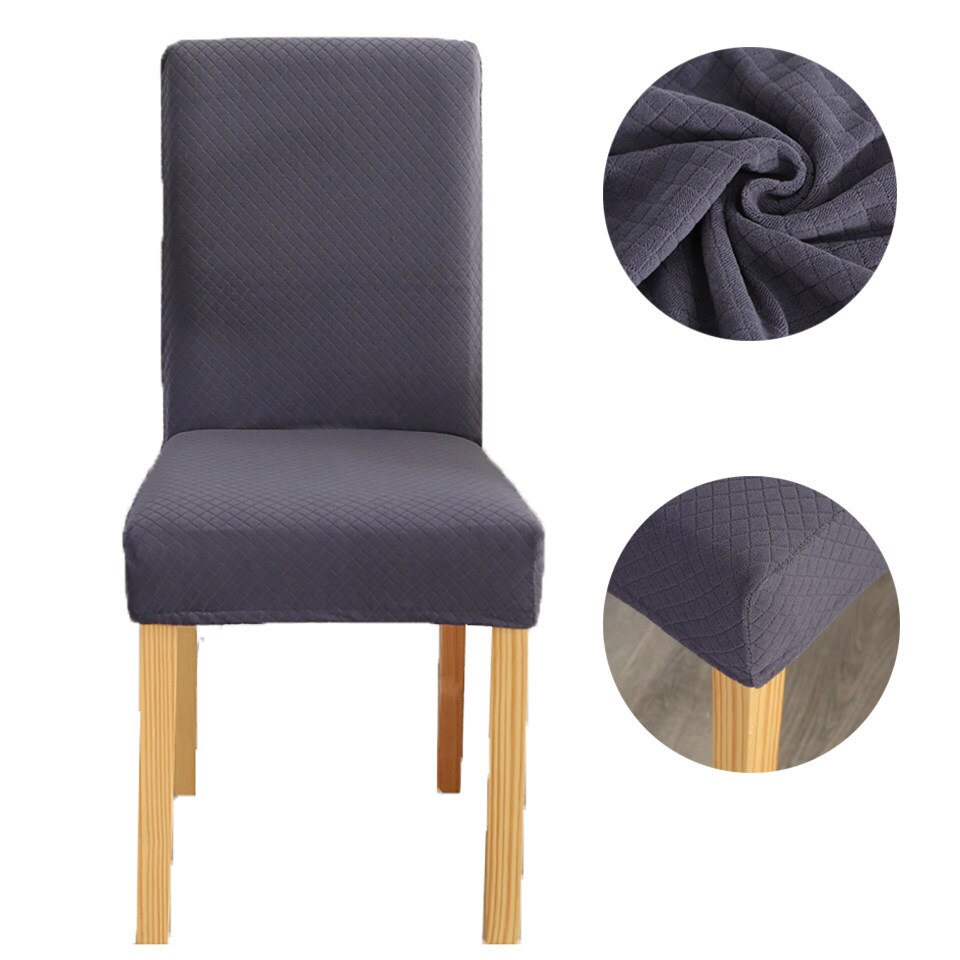 Super Zachte Fleece Stof Stoel Cover Elastische Stoelhoezen Spandex Voor Eetkamer/bruiloft/Keuken/Hotel Party banket