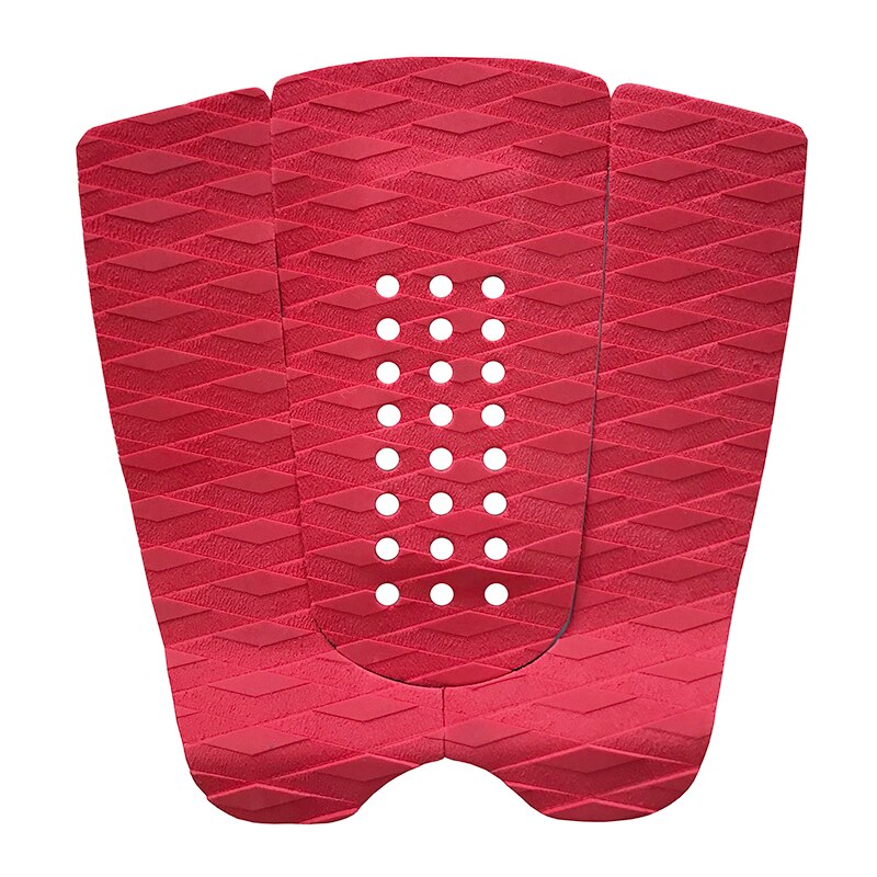 3 unids/bolsa antideslizante de espuma EVA cojines para tablas de Surf SUP Surf Kiteboard Skimboard pie Paddleboard tracción Pad alfombrilla de agarre perro Pie de: Red 2