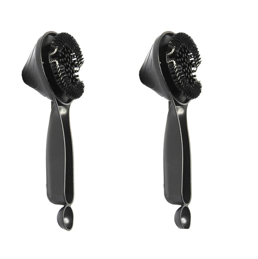 Coffee Machine Brush Cleaner 58mm Removable Group Head Cleaning Brush Barista Accessories Coffee Maker Kitchen Cleaning Tools: light green