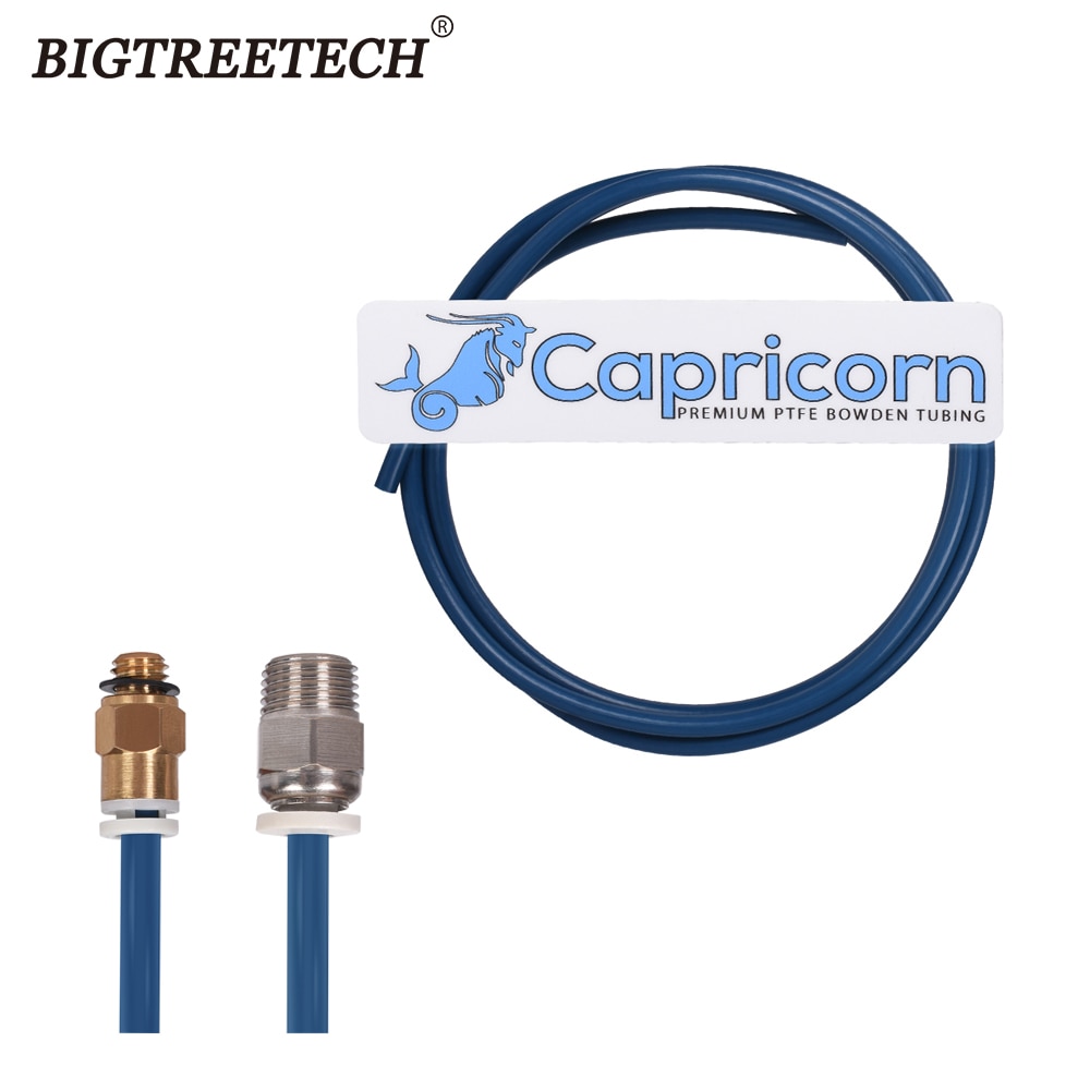 Capricorn Bowden PTFE Tubing XS Series 1M/2M Quick Fitting Straight Pneumatic Blue 1.75mm Filament for Ender 3 3d Printer Parts