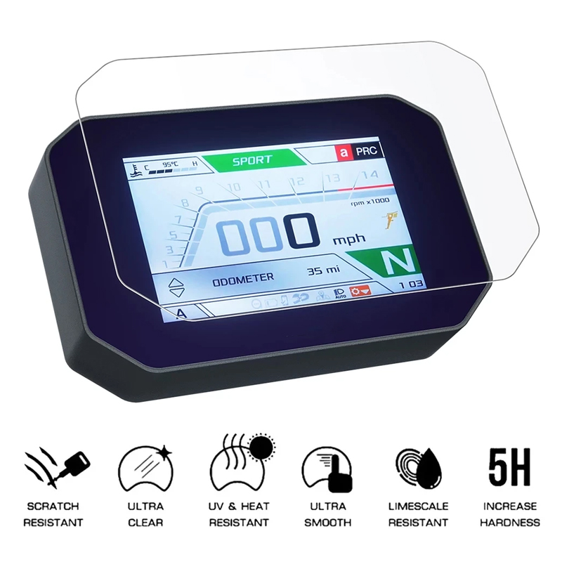 Motorfiets Dashboard Screen Protector Voor Tuareg 660 RSV4 Tuono V4 -2024 Anti-kras Scherm Bescherming Film accessoires