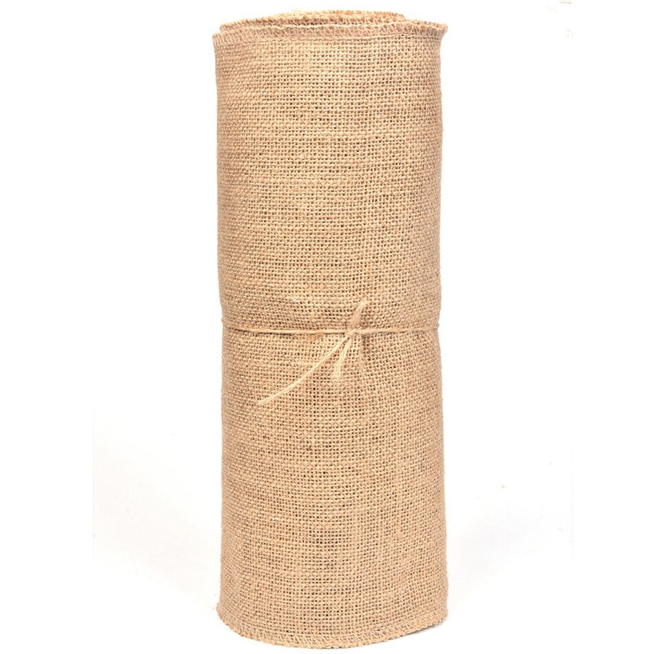 2 yards/rulle 150mm 300mm naturliga jute säckvävsband för hantverk gör-det-själv långa hampaband rosett inslagning bröllopsfest dekorativt